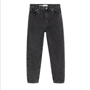 Mango Black Mom Jeans 36 (4)
